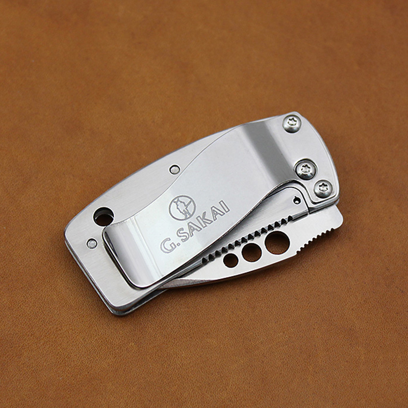Складной нож-зажим для денег G.Sakai GS-11168, сталь VG-10 - фото 4