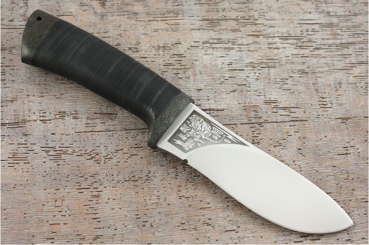Нож Гепард, кожа, 100х13м от Ножиков