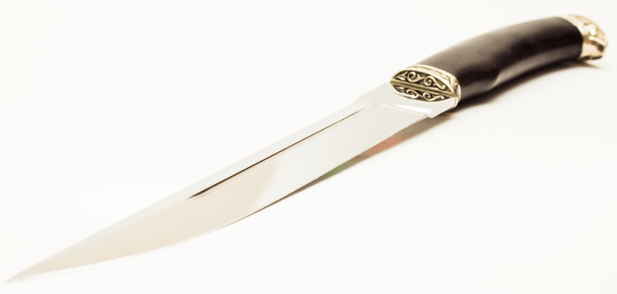 Нож Пластунский, сталь 95х18, рукоять граб, латунь от Ножиков