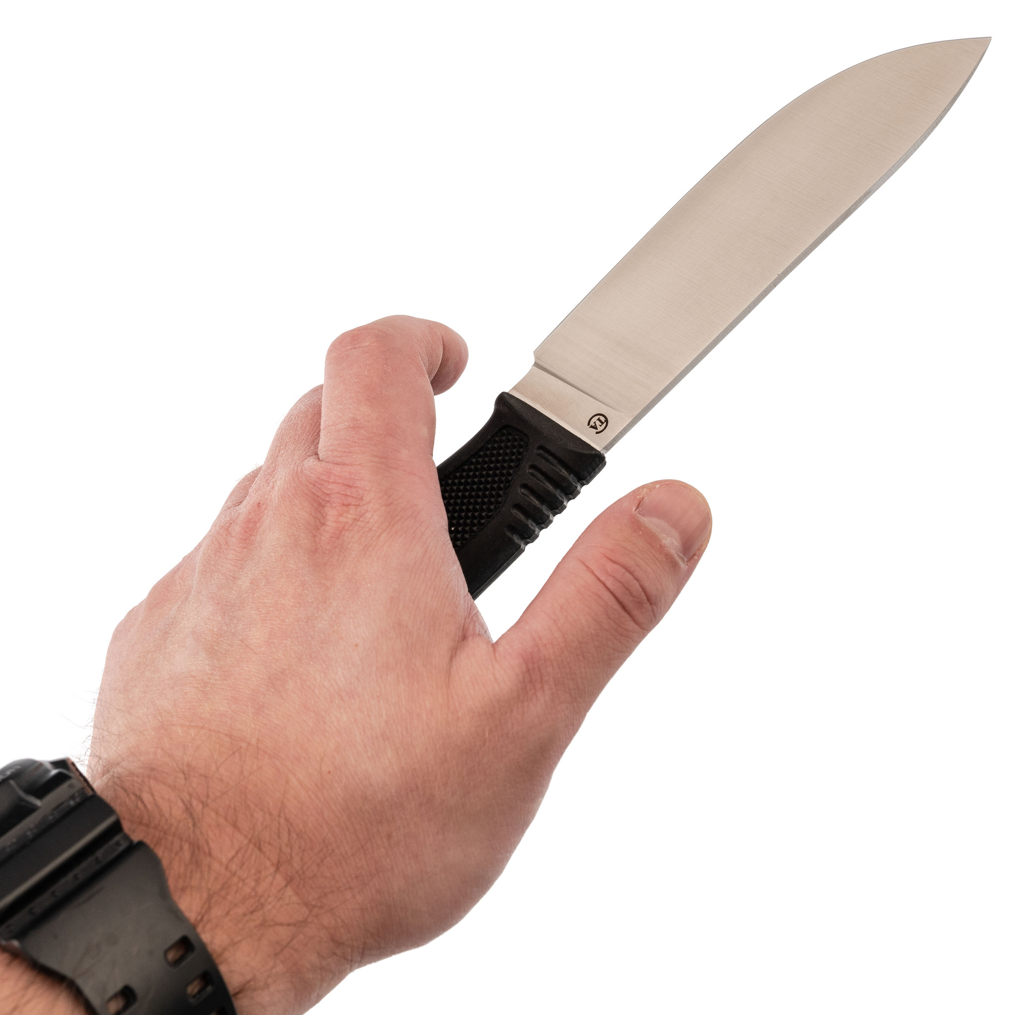 Нож Ротный-2 сталь 95х18, рукоять резина - фото 6