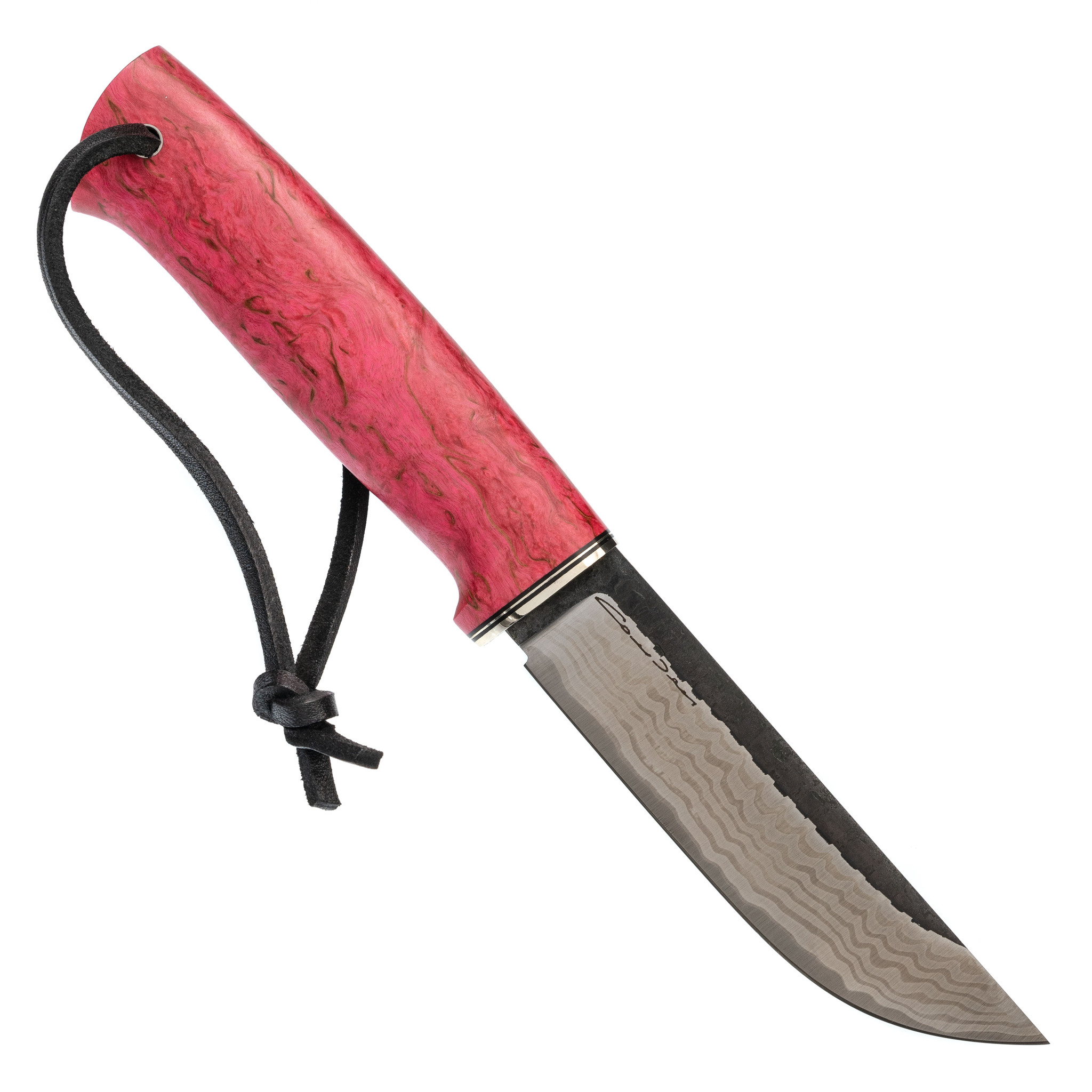 Нож Лиман, сталь Vanadis 10, рукоять красная карельская береза от Ножиков