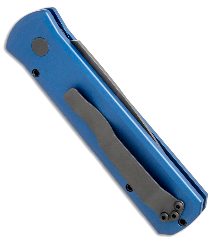 Автоматический складной нож Pro-Tech Godson 721-Blue, сталь 154CM, рукоять алюминий, синий - фото 4