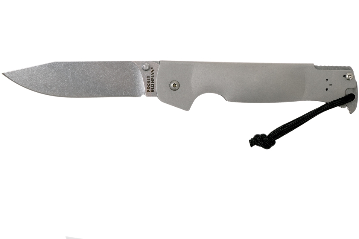фото Складной нож cold steel pocket bushman 95fb, сталь 4116, рукоять нержавеющая сталь