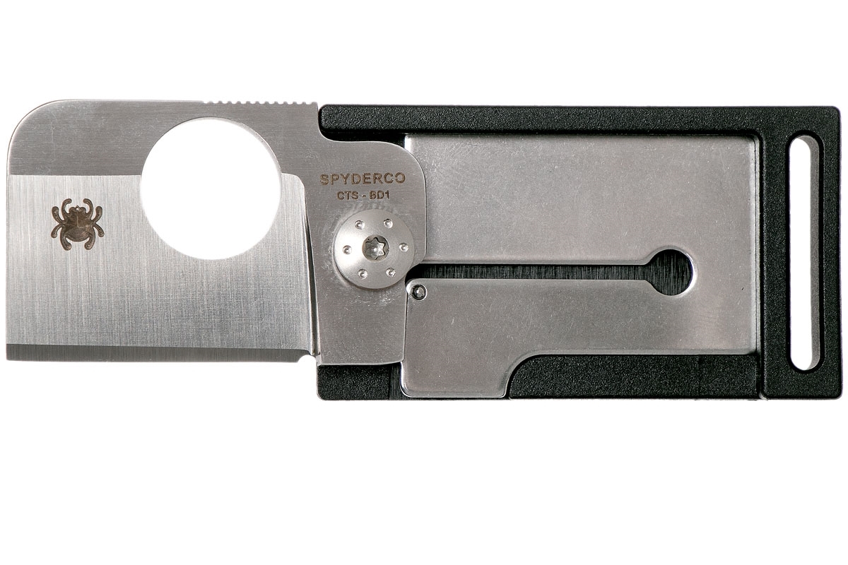 Нож складной SQUAREHEAD Spyderco C193PBK, сталь Carpenter CTS - BD1 Alloy Blade, рукоять пластик FRN, чёрный от Ножиков