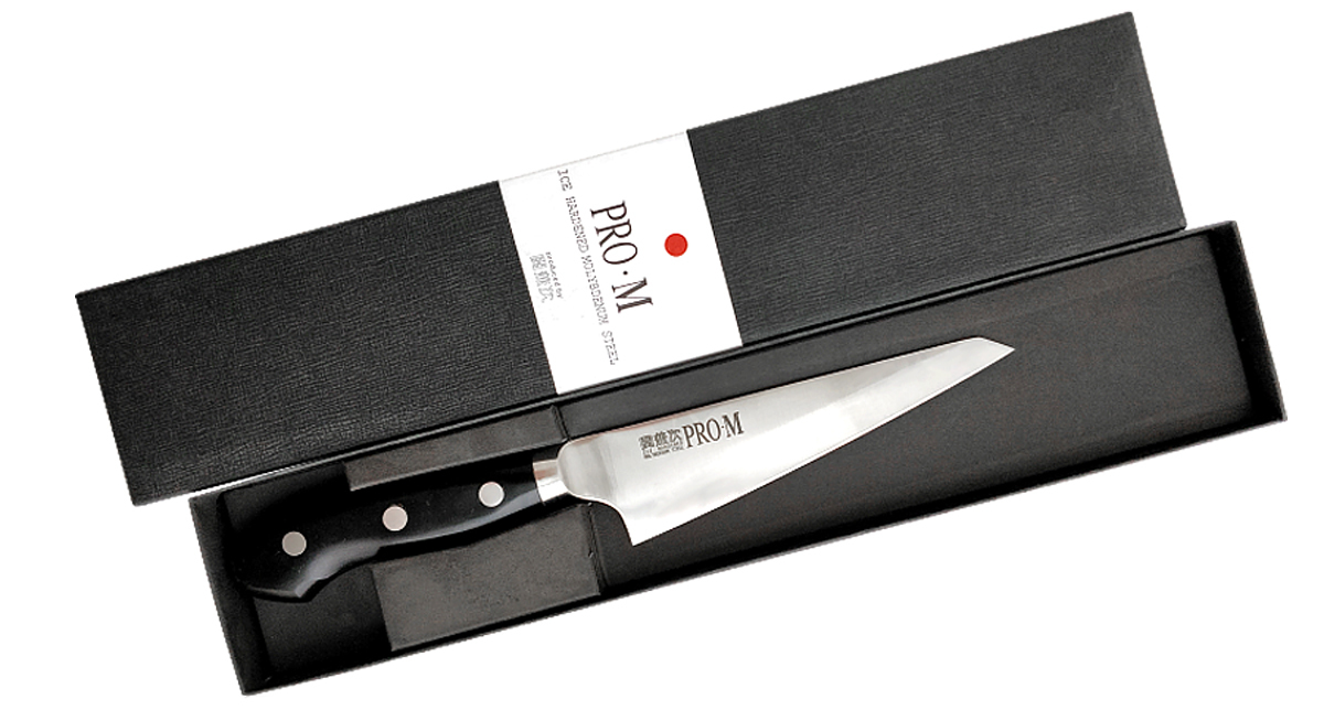 Кухонный обвалочный нож, Pro-M, Kanetsugu, 7008, сталь DSR1K6, в картонной коробке - фото 4