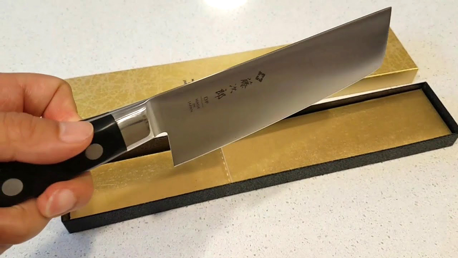 Кухонный нож для овощей Накири, Western Knife, TOJIRO, F-502, сталь VG-10, в картонной коробке от Ножиков