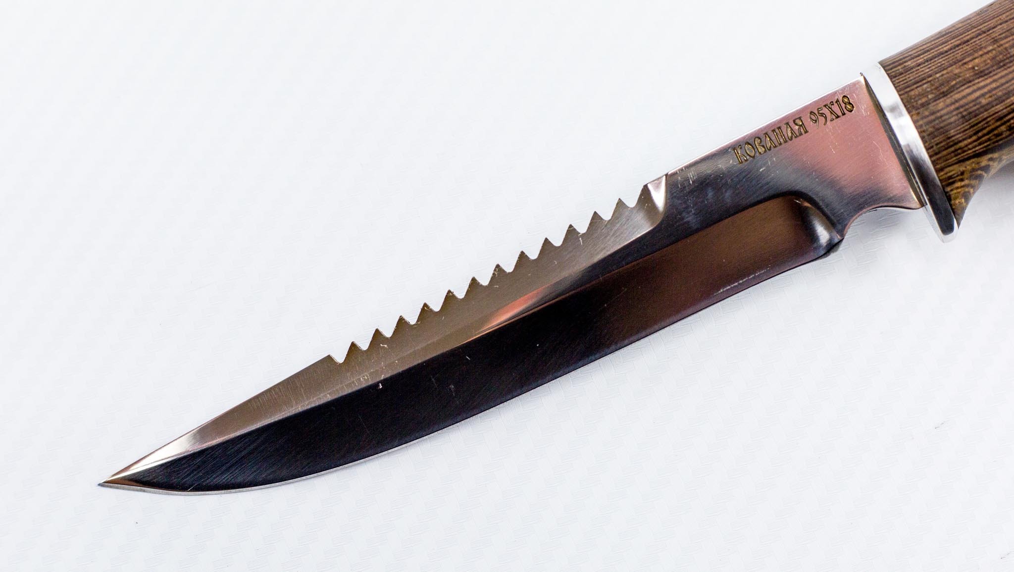 Нож Рыбак, сталь 95х18, рукоять граб - фото 7