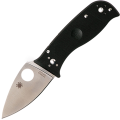 Фото Нож складной Lil' Temperance 3 - Spyderco 69GP3, сталь Crucible CPM® S30V™ Satin Plain, рукоять стеклотекстолит G10, чёрный