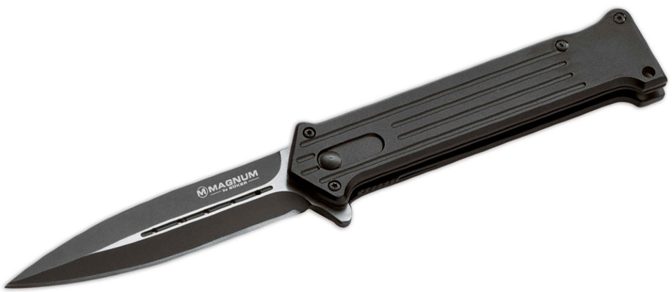 Складной нож Magnum Intricate - Boker 01LL312, сталь 440A EDP, рукоять анодированный алюминий, чёрный - фото 7