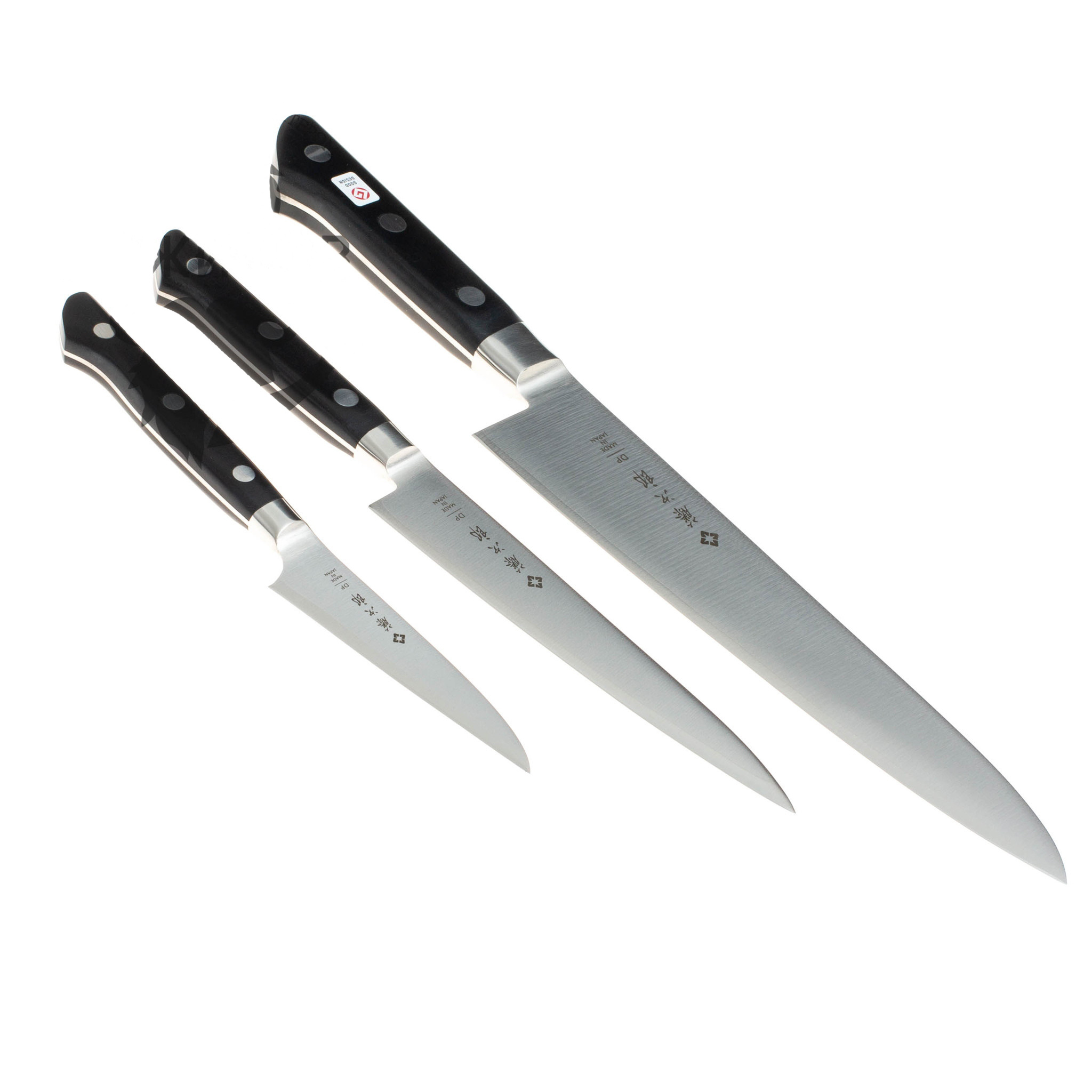 Набор из 3-х кухонных ножей, Tojiro, сталь VG-10, DP-GIFTSET-A, в подарочной упаковке - фото 4
