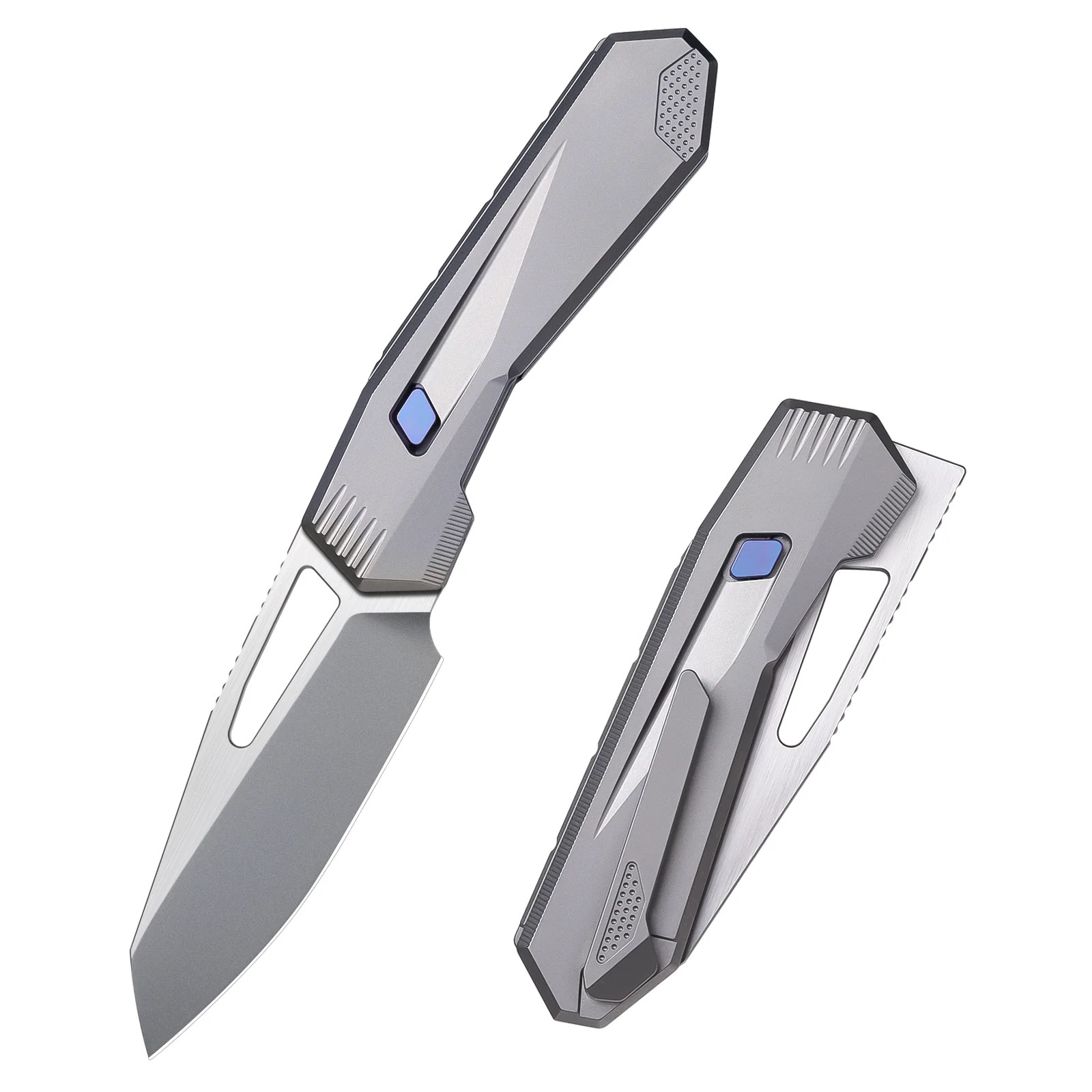 

Складной нож Remette Agile Peregrine Falcon, сталь M390, рукоять титан, серый