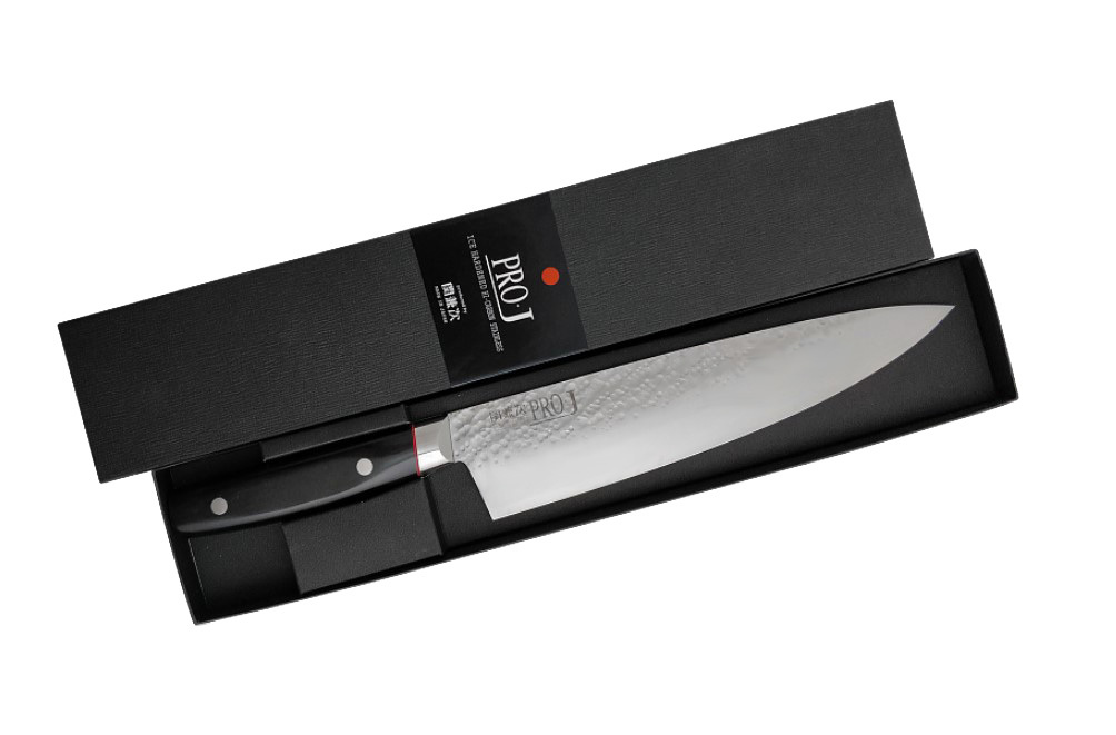 Нож Шефа Kanetsugu Pro-J, 6006, сталь VG-10, в картонной коробке - фото 2