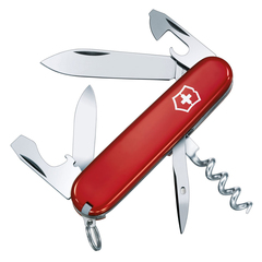Фото Нож перочинный Victorinox Tourist, сталь X55CrMo14, рукоять Cellidor®, красный