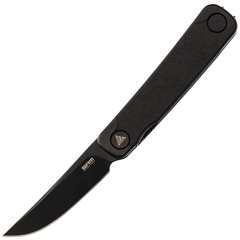 Фото Складной нож SRM 131M-GB Enso black сталь 14C28N, рукоять Black G10