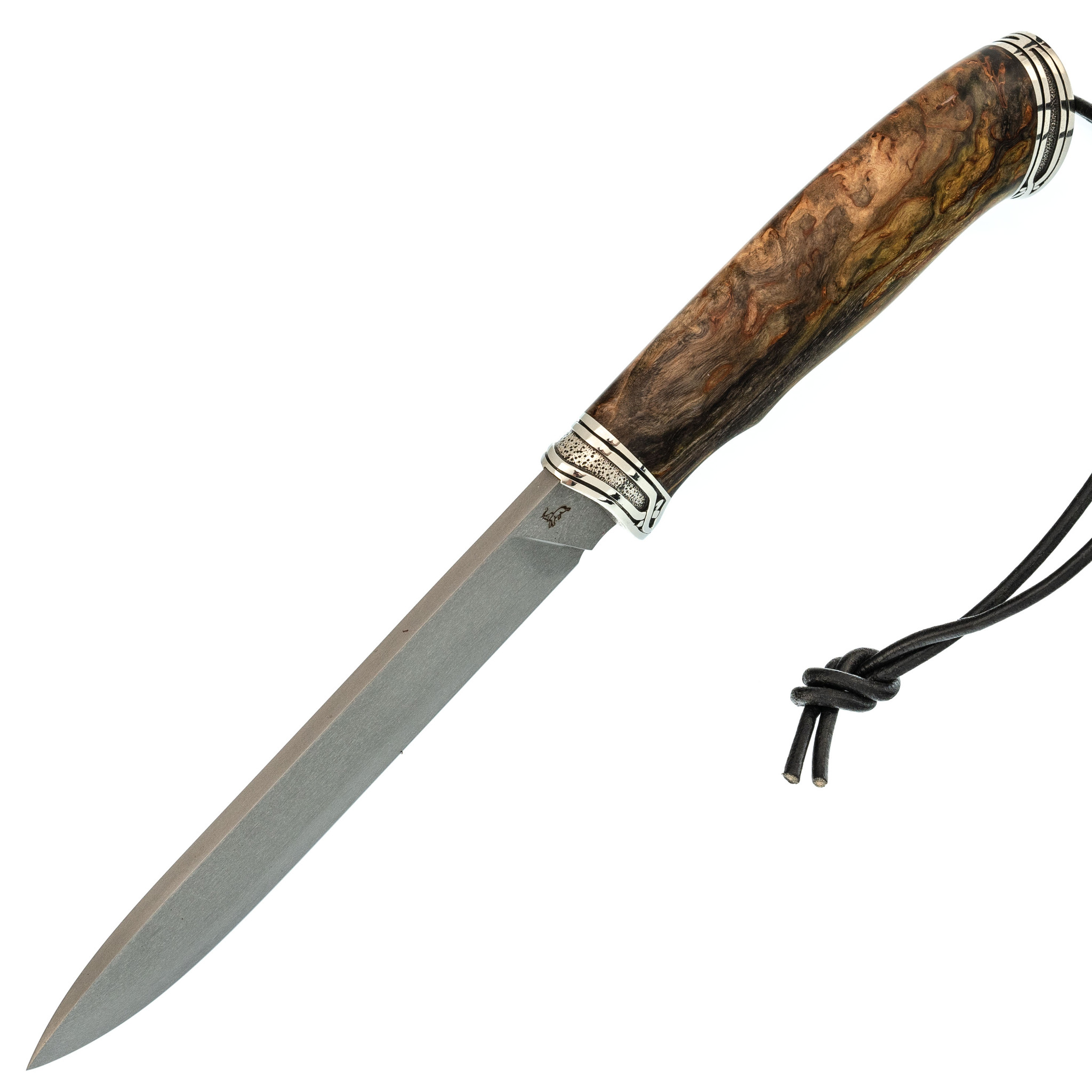 Нож разделочный C11-1, сталь M390, красная карельская береза, Слон - фото 4