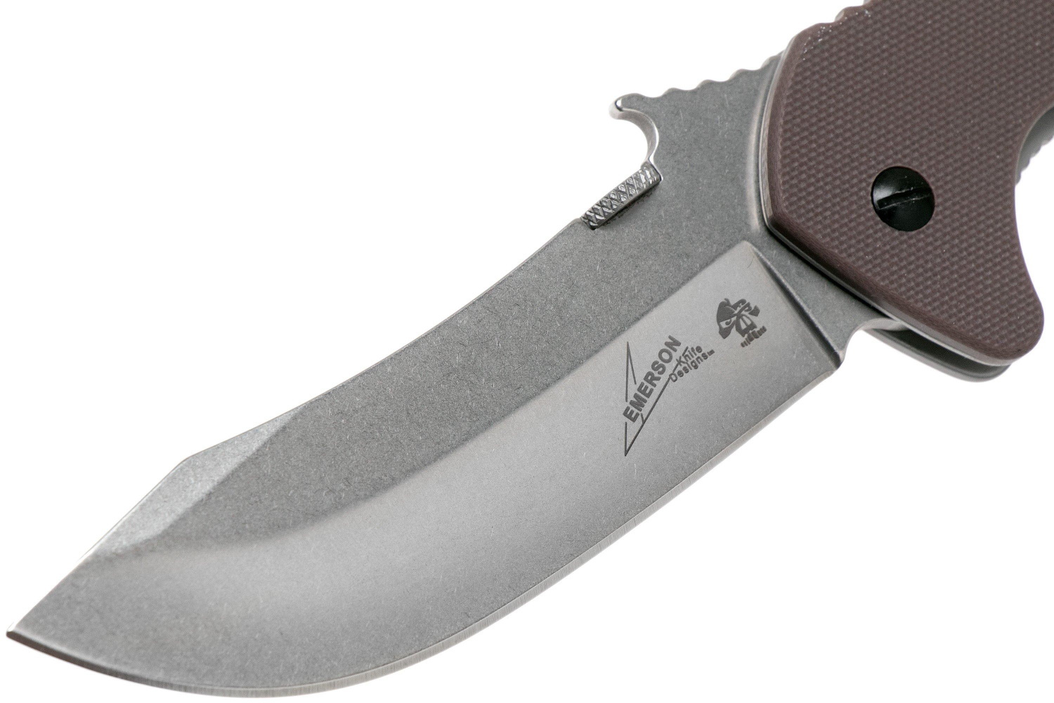 Нож складной Kershaw Emerson CQC-11K, сталь D2, рукоять коричневый G10 - фото 3