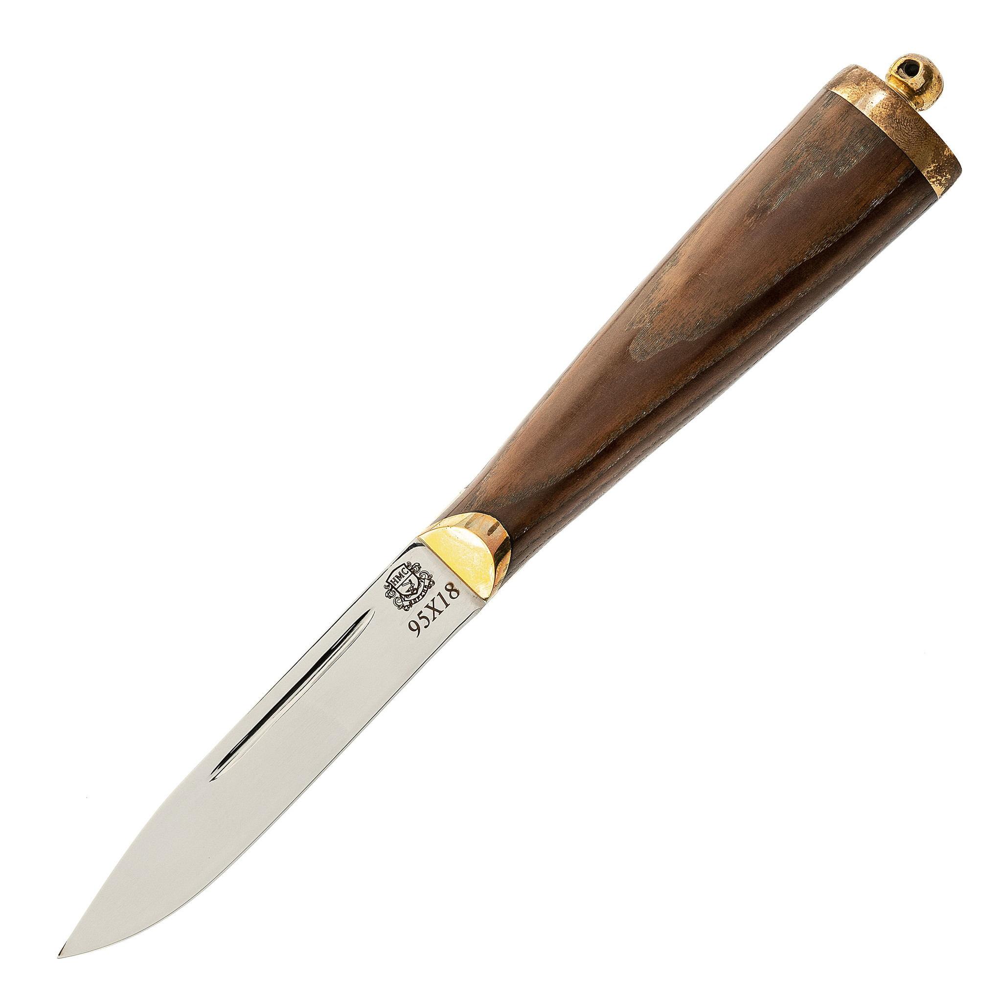 Нож Абхазский малый, сталь 95Х18, рукоять орех