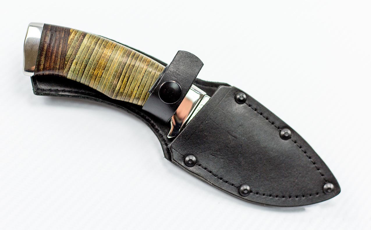 Нож Барсук-3, сталь D2, кожа - фото 5