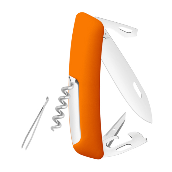 Швейцарский нож SWIZA D03 Standard, 95 мм, 11 функций, оранжевый - фото 2