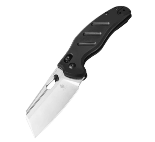 Складной нож Kizer C01C, сталь 154CM, рукоять алюминий, черный рюкзак складной отдел на молнии наружный карман 2 боковые сетки серый