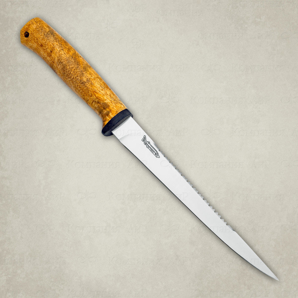 Нож Белуга, карельская береза, 95х18