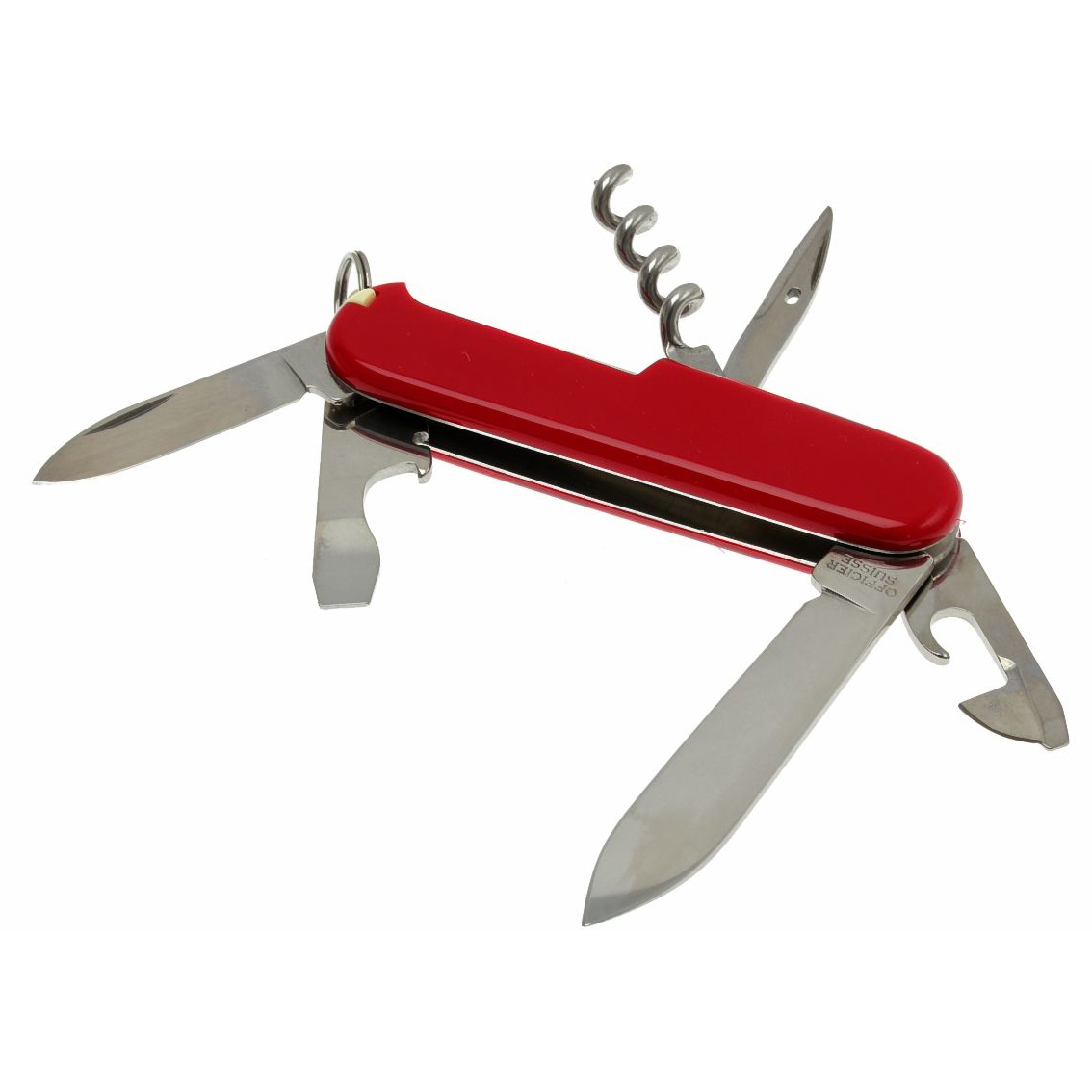 Нож перочинный Victorinox Tourist, сталь X55CrMo14, рукоять Cellidor®, красный - фото 3