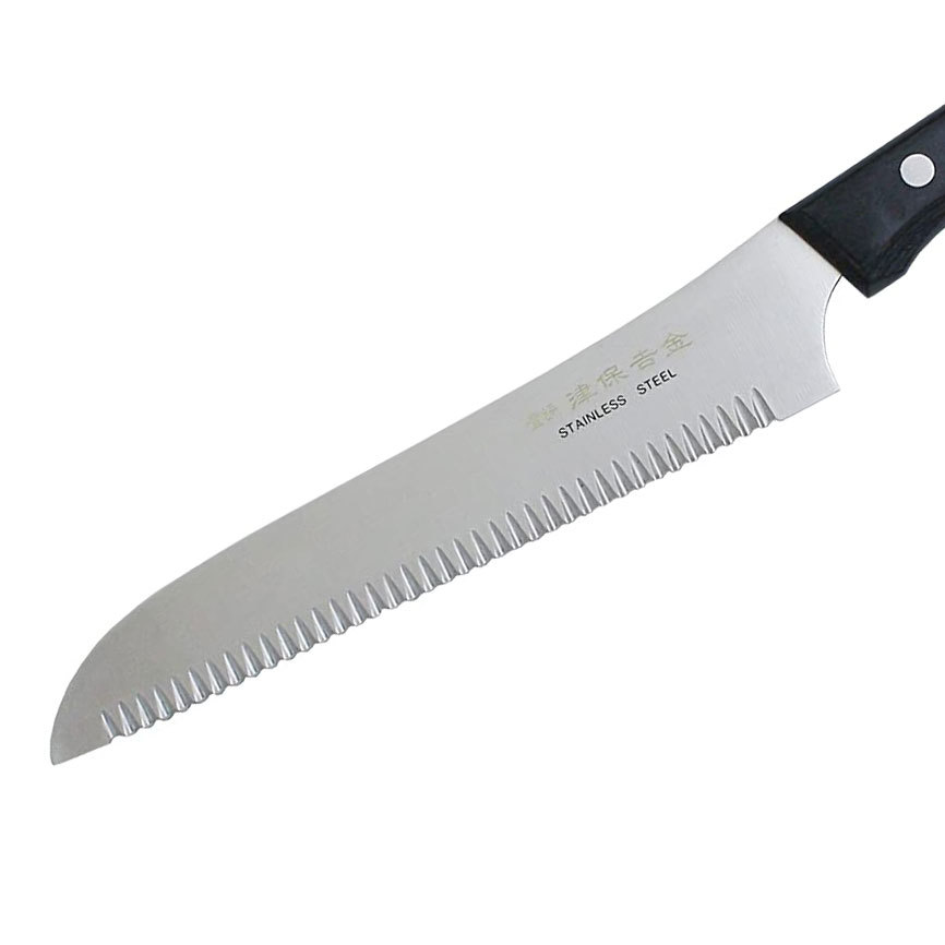 Нож кухонный для замороженных продуктов Kanetsune, сталь 420J2 Stainless Steel, рукоять древесный пластик от Ножиков