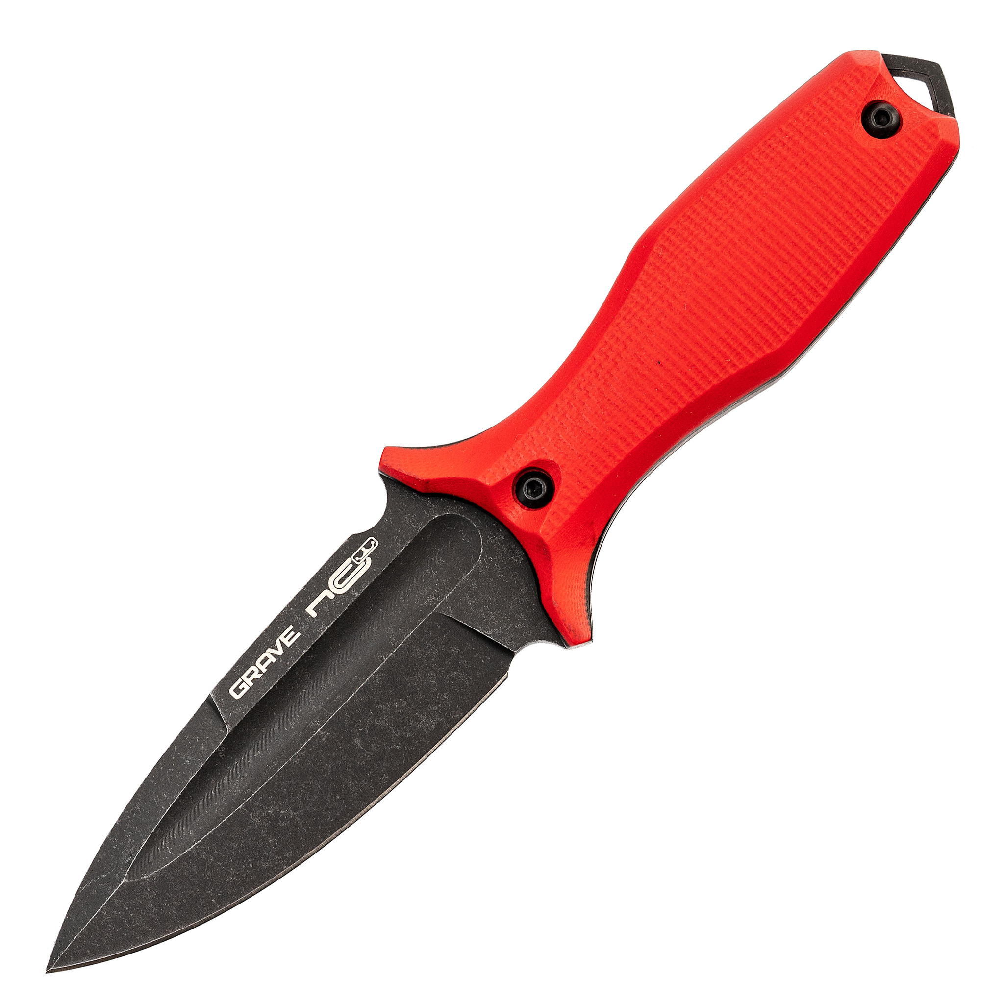 фото Нож grave, сталь х105, рукоять red g10, n.c.custom