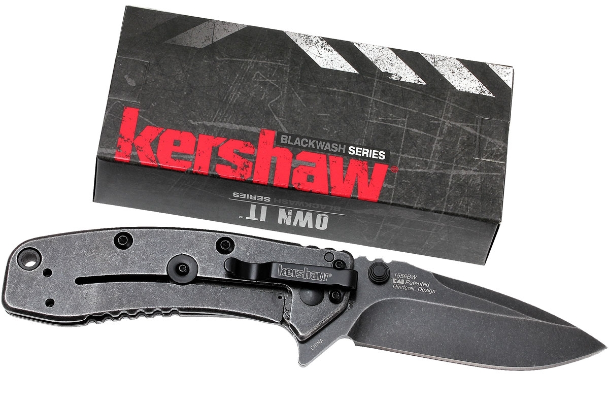Складной полуавтоматический нож Kershaw Cryo II K1556BW, сталь 8Cr13MoV, рукоять нержавеющая сталь - фото 2
