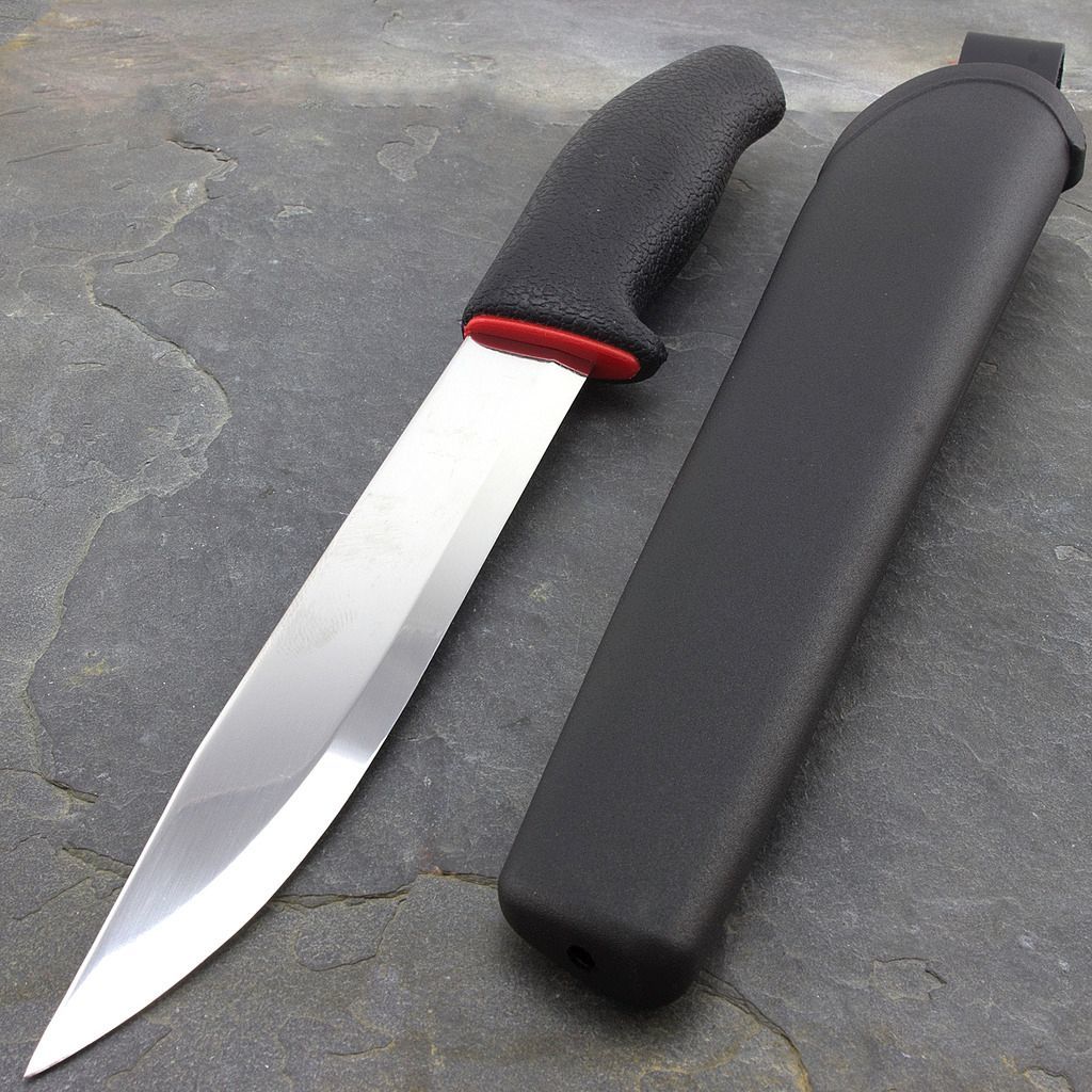 Нож с фиксированным лезвием Morakniv Allround 731, углеродистая сталь, рукоять пластик - фото 5