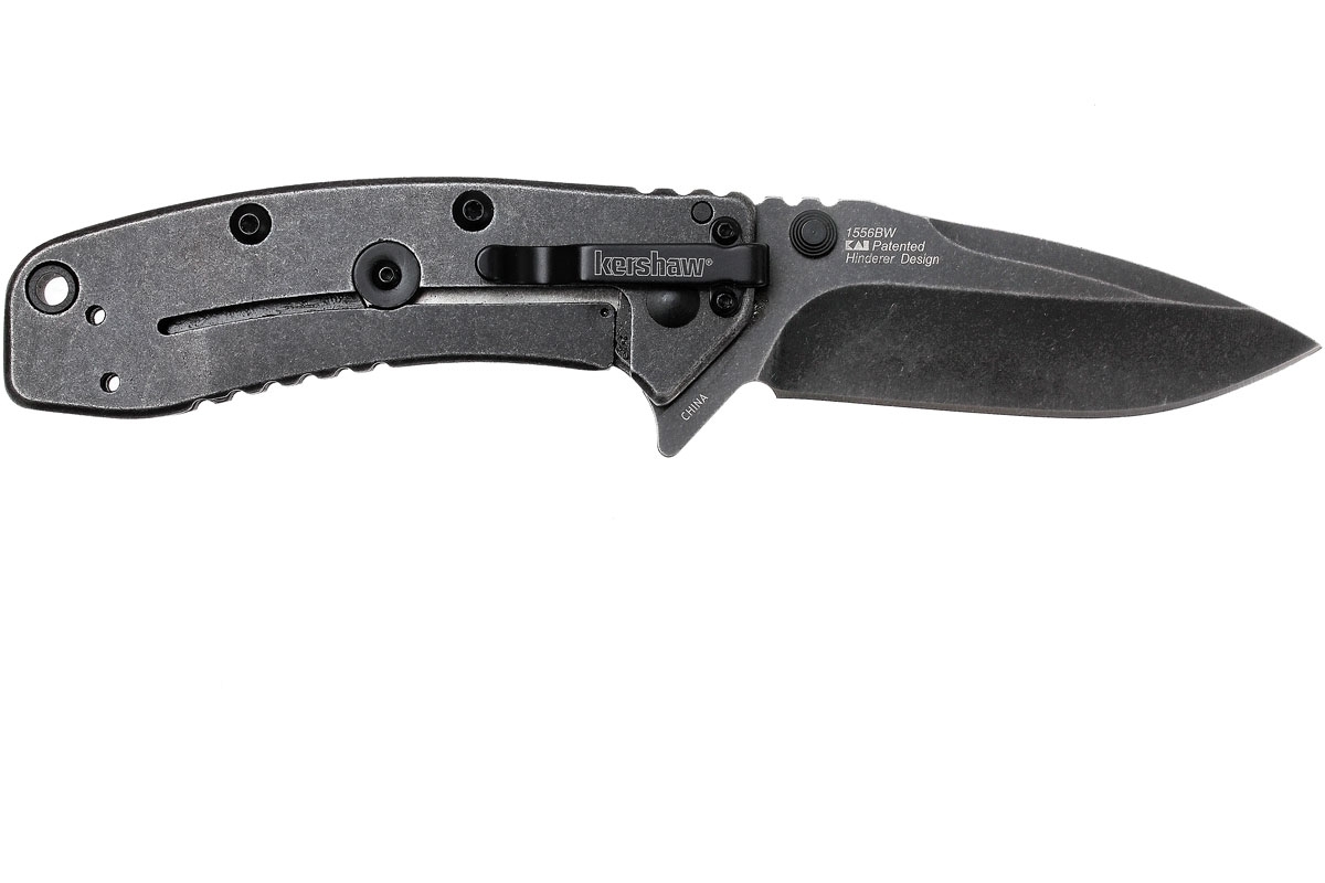 Складной полуавтоматический нож Kershaw Cryo II K1556BW, сталь 8Cr13MoV, рукоять нержавеющая сталь - фото 9