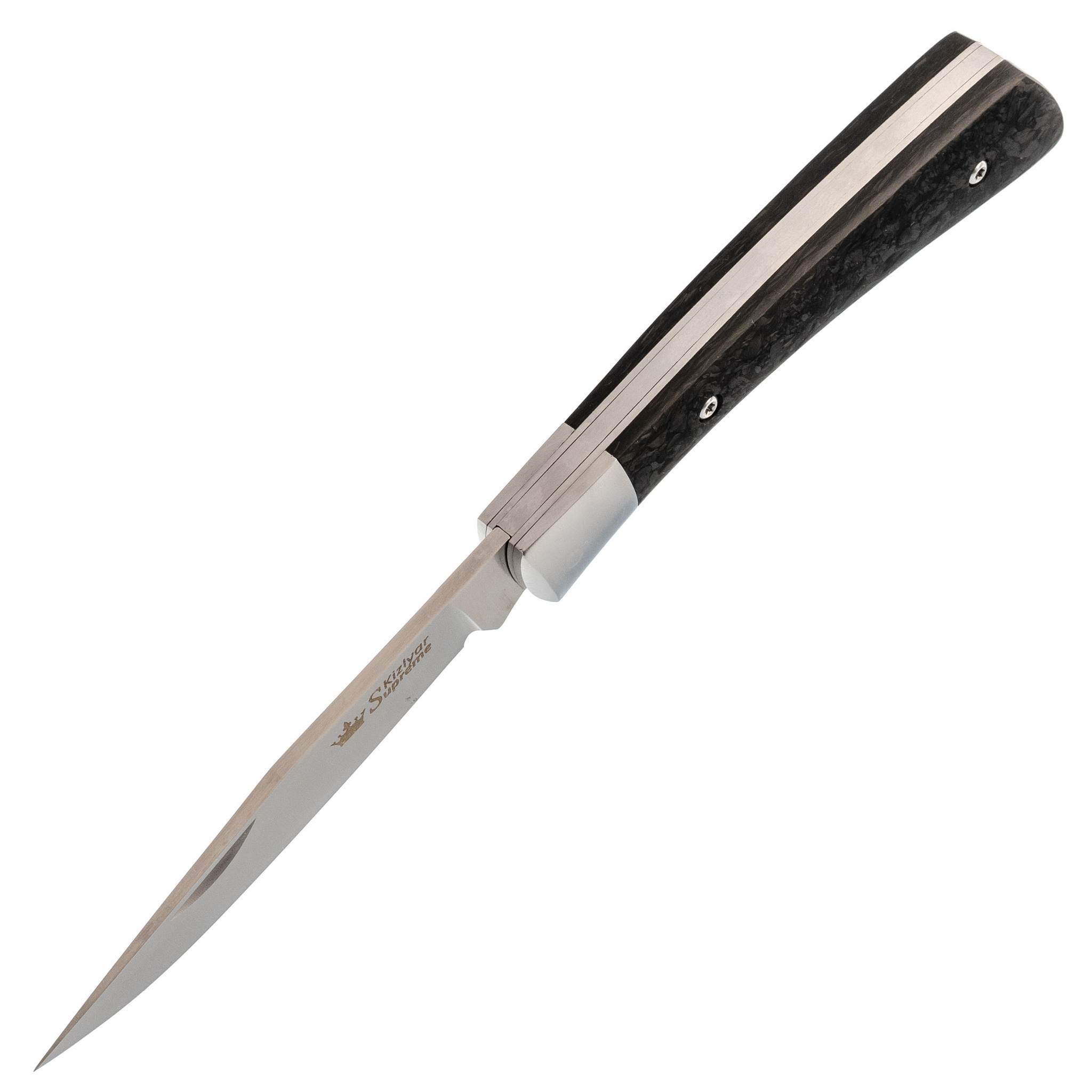Складной нож Gent SW, сталь D2, рукоять карбон - фото 2