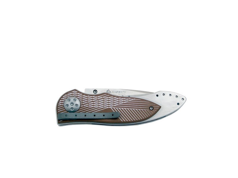 фото Складной нож crkt elishewitz e-lock bronze, сталь aus-8, рукоять сталь 420j2