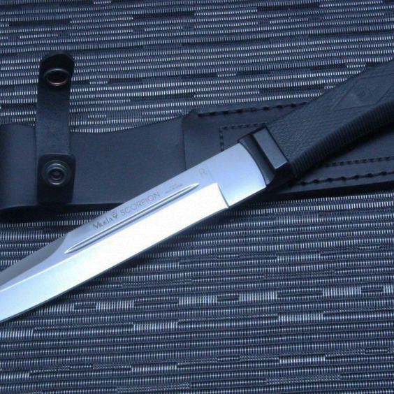 Нож с фиксированным клинком Muela Scorpion, сталь 420HC, рукоять Kraton от Ножиков