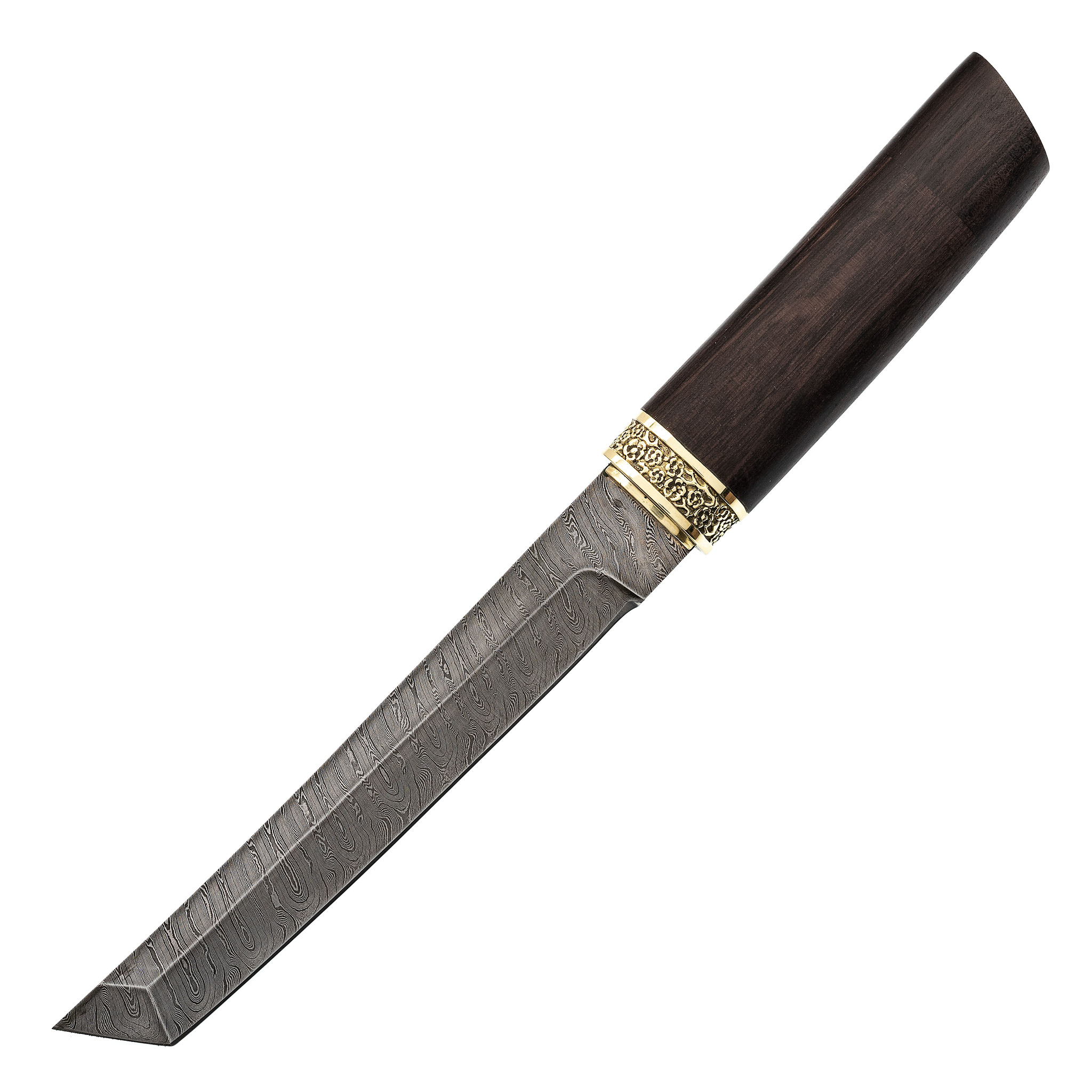 Нож Танто, сталь дамаск, рукоять и ножны граб сувенирное оружие нож танто
