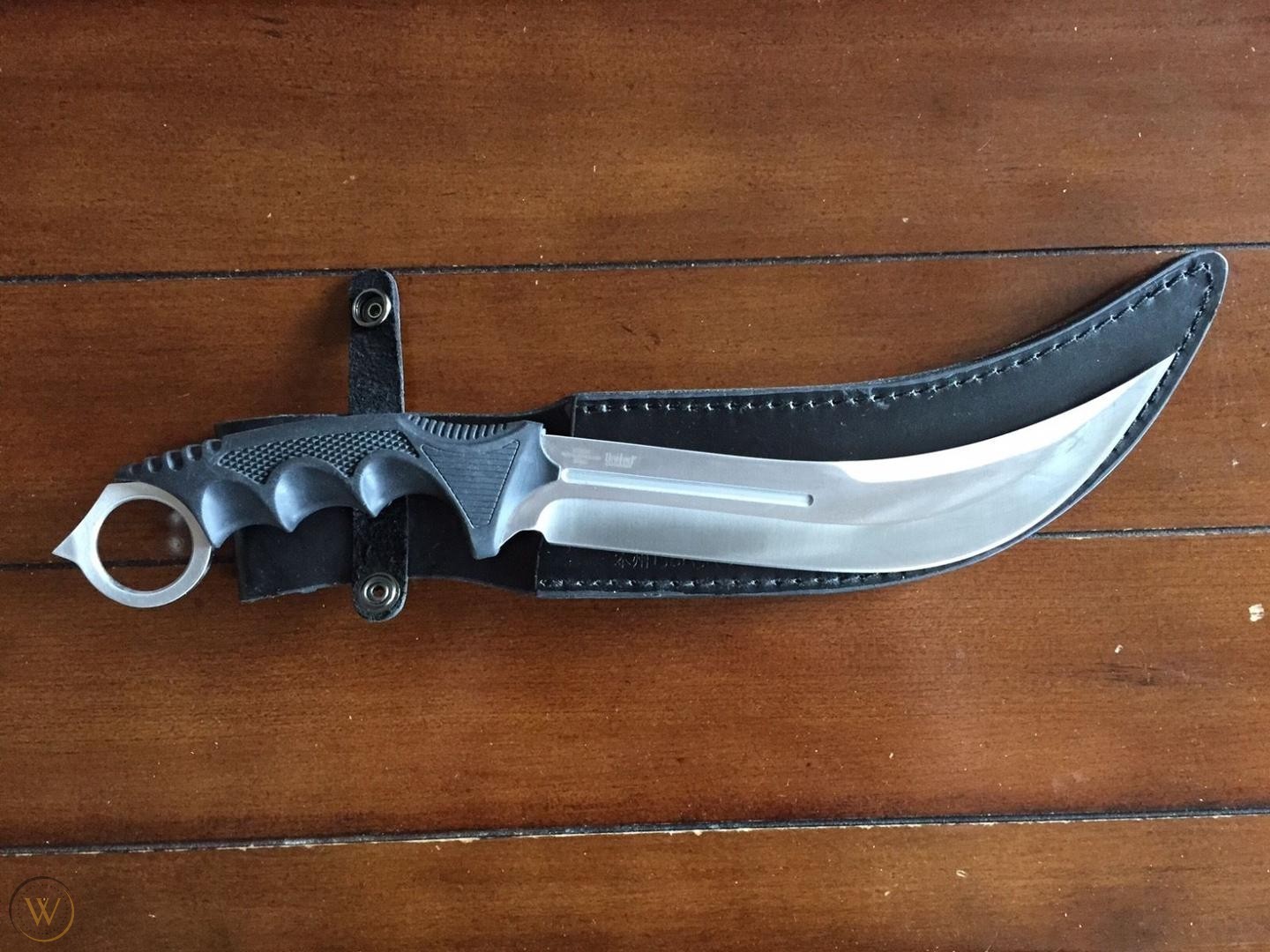 Нож Honshu Aizu Ring Fighter, United Cutlery, UC3010, сталь 7Cr17MoV, рукоять пластик, чёрный от Ножиков
