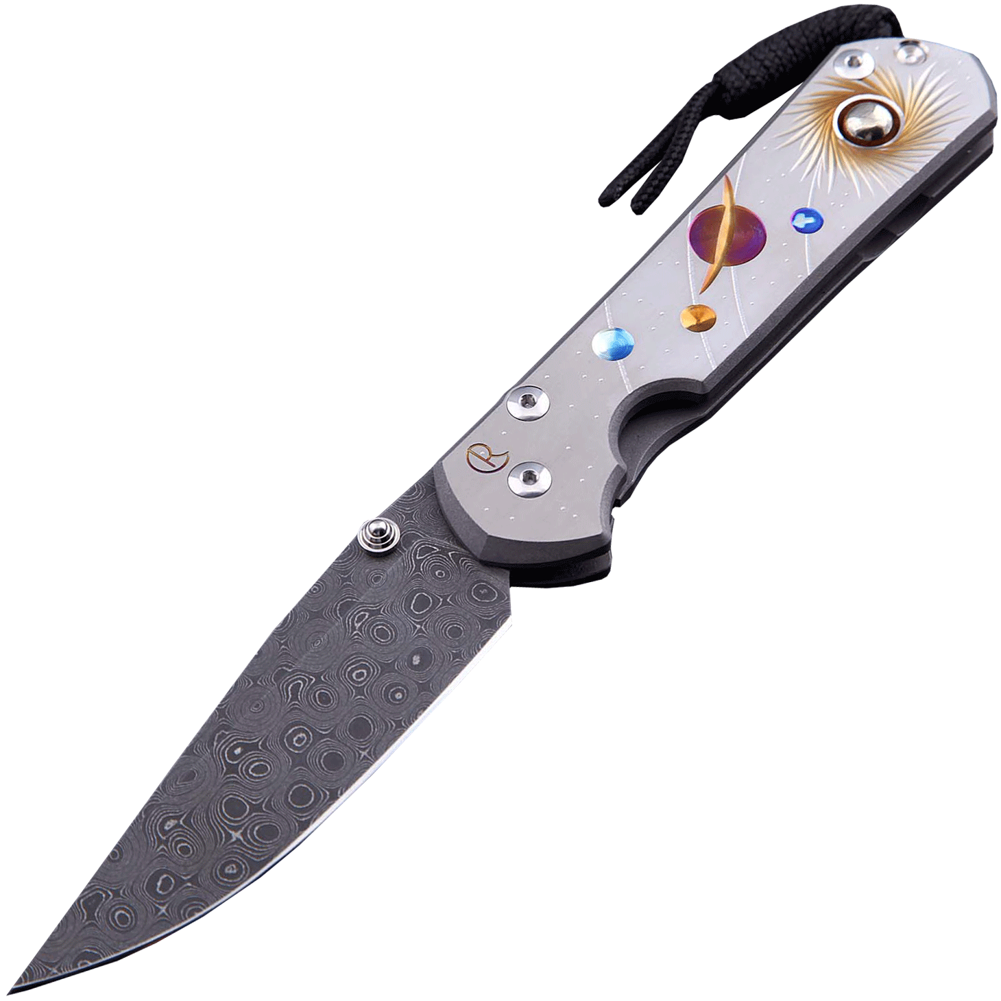 Складной нож Chris Reeve Large Sebenza 21, дамасская сталь Чада Николса, рукоять титановый сплав от Ножиков