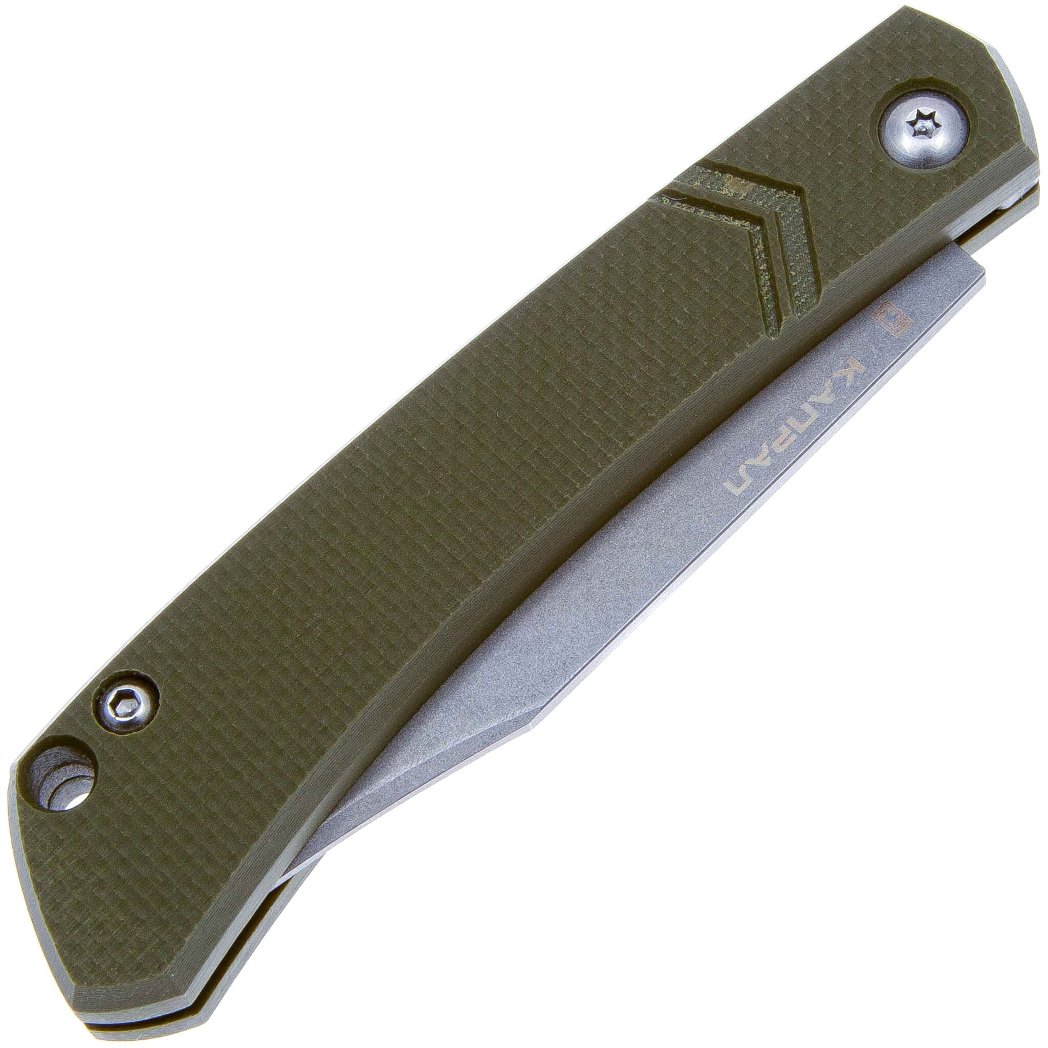 Складной нож N.C.Custom Капрал, сталь AUS-8, рукоять G10 - фото 4