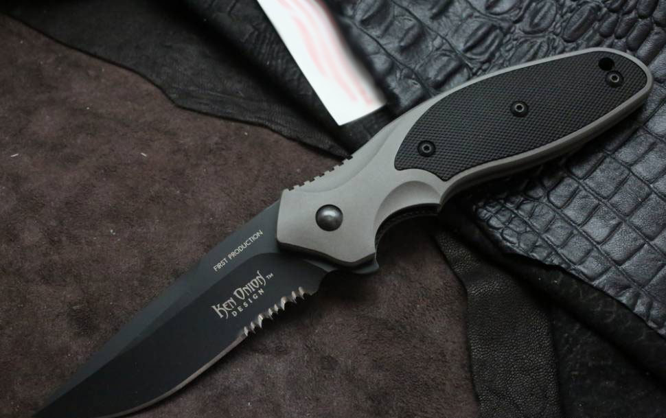 фото Складной нож crkt shenanigan™ combo, сталь aus-8, рукоять алюминиевый сплав