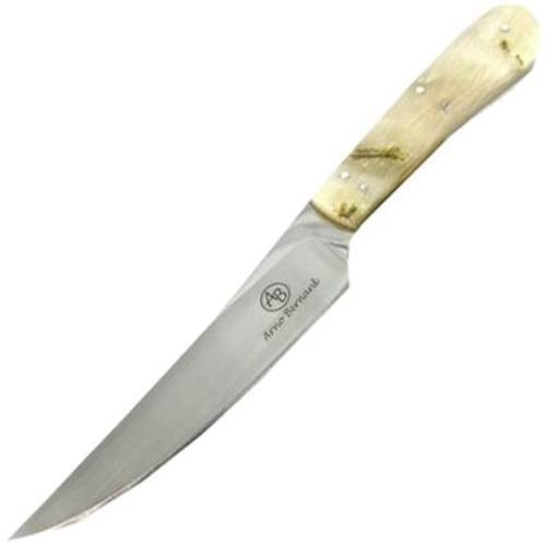 Нож с фиксированным клинком Arno Bernard Porcupine, сталь N690, рукоять олений рог