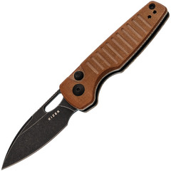 Фото Складной нож Kizer Parakeet, сталь Nitro-V, рукоять коричневая микарта