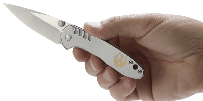 Складной нож CRKT R2801 Ruger Knives Over-Bore™, сталь 8Cr13MoV, рукоять нержавеющая сталь - фото 2