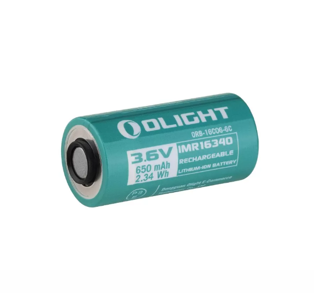 Аккумулятор Olight Li-on ORB-16C06-6C 16340 3,7 В 650 mAh