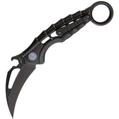 Фото Нож складной Rikeknife Alien 2 Black, сталь N690CO, титан