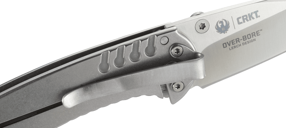 Складной нож CRKT R2801 Ruger Knives Over-Bore™, сталь 8Cr13MoV, рукоять нержавеющая сталь - фото 9