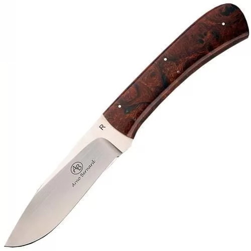 Нож с фиксированным клинком Arno Bernard Buffalo, сталь N690, рукоять аризонское железное дерево - фото 1