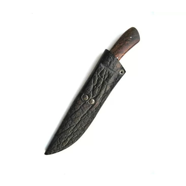 Нож с фиксированным клинком Arno Bernard Buffalo, сталь N690, рукоять аризонское железное дерево - фото 4