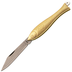 Фото Складной нож Mikov Fishlet, сталь 420, рукоять цинк, stonewash