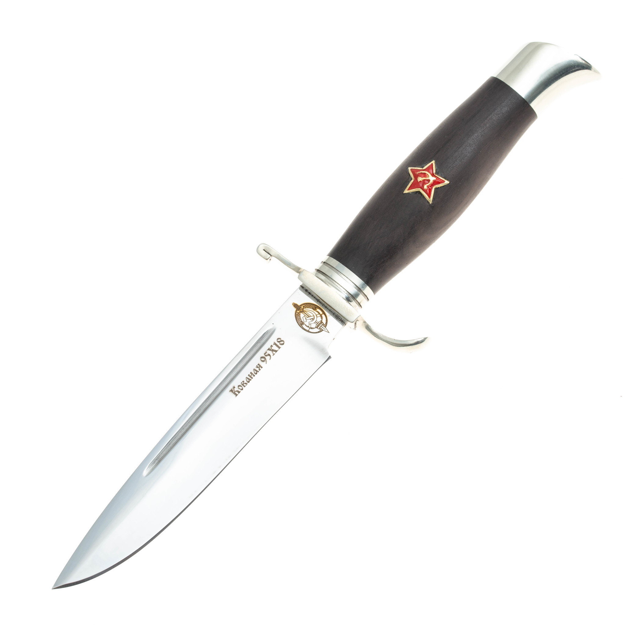 Нож Финка НКВД Звезда, сталь 95х18, граб нож туристический аир засапожный 2 сталь 95х18 рукоять кожа
