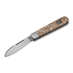 Фото Складной нож Boker Barlow Prime Maserbirke, сталь N690, рукоять дерево